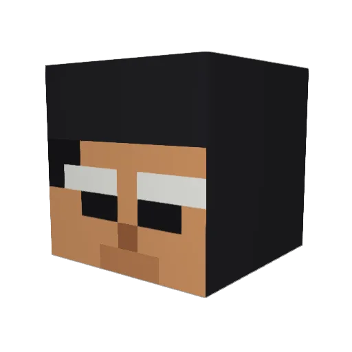 Alek1ng_ Minecraft avatar head, 3D render