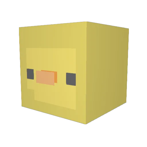 Alek345 Minecraft avatar head, 3D render