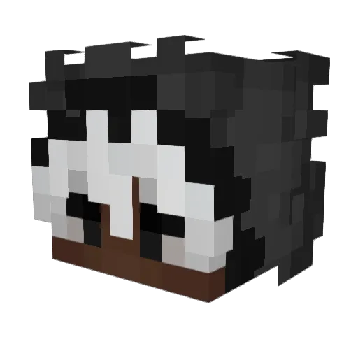 Alek88 Minecraft avatar head, 3D render