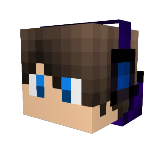 AlekTwardy22 Minecraft avatar head, 3D render