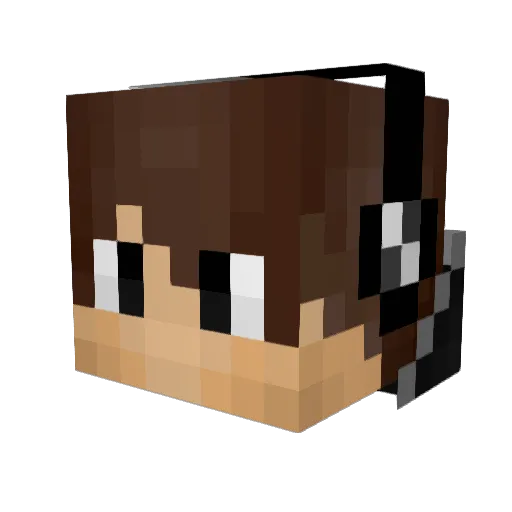 Alekcey02 Minecraft avatar head, 3D render