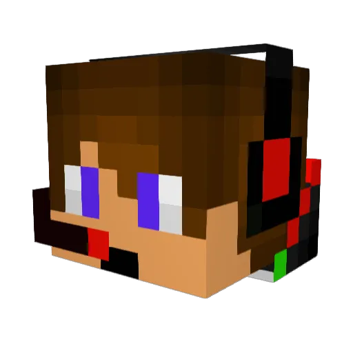 Alekiller89 Minecraft avatar head, 3D render