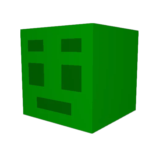 Alekkela Minecraft avatar head, 3D render
