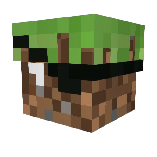 Alekksa Minecraft avatar head, 3D render