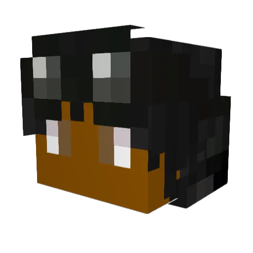 Aleko_98 Minecraft avatar head, 3D render