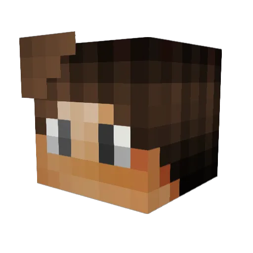 AleksGame_YT Minecraft avatar head, 3D render