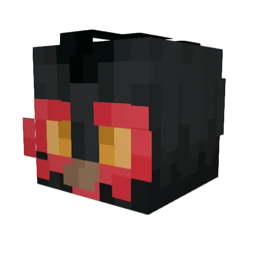 AleksSRg Minecraft avatar head, 3D render