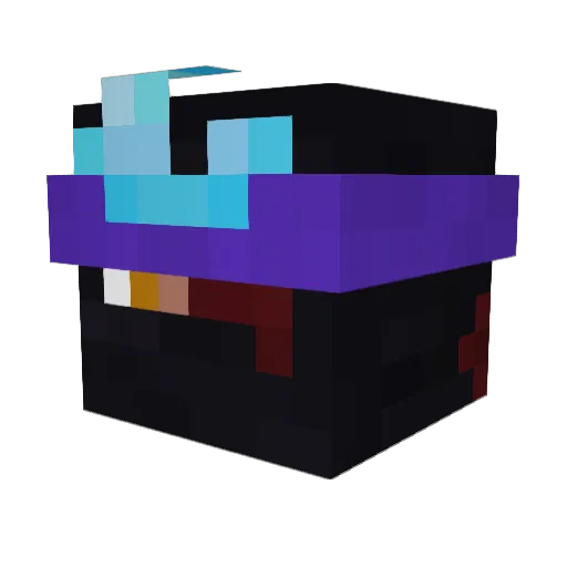 Aleks_Wan Minecraft avatar head, 3D render