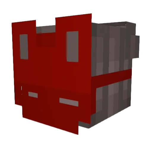 Aleksai_i Minecraft avatar head, 3D render