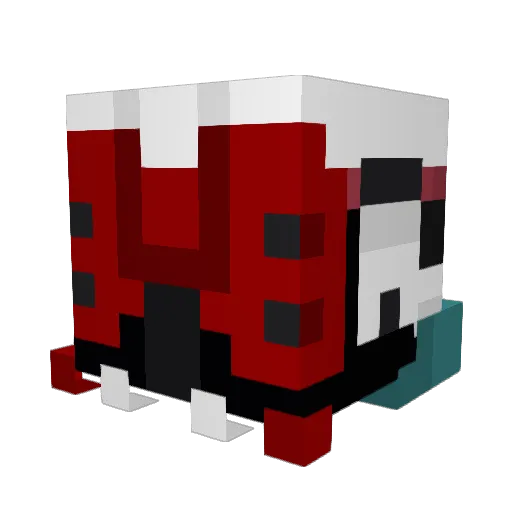 AleksandrTTI Minecraft avatar head, 3D render