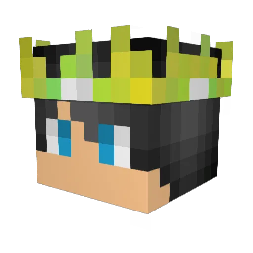 Aleksey_Kon Minecraft avatar head, 3D render