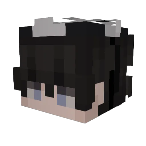 Alekzn Minecraft avatar head, 3D render