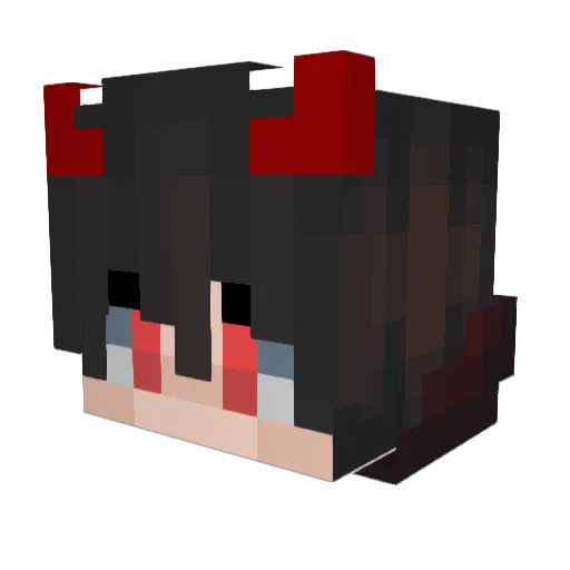 Alemao15 Minecraft avatar head, 3D render