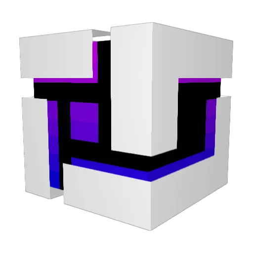 AlenaSow Minecraft avatar head, 3D render