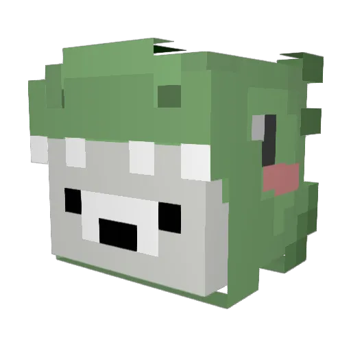 Aleniiix3 Minecraft avatar head, 3D render