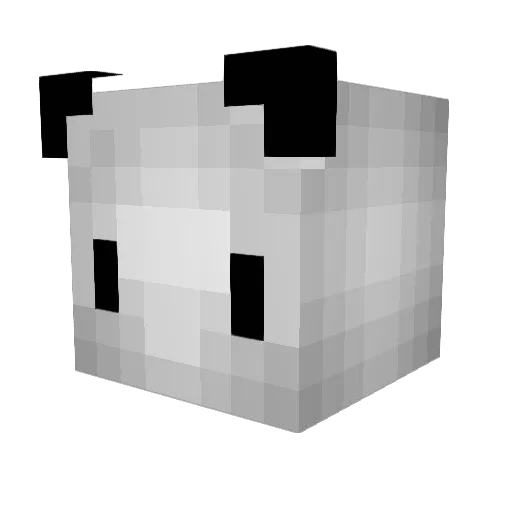Alenzow Minecraft avatar head, 3D render