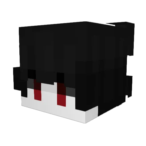 Alep Minecraft avatar head, 3D render