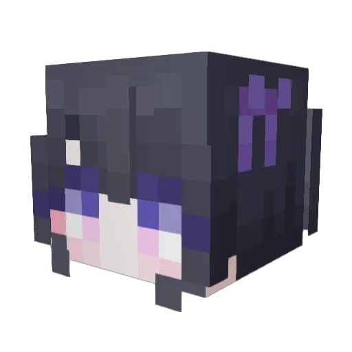 AlephTavV Minecraft avatar head, 3D render
