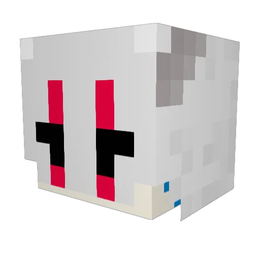 Alerey26 Minecraft avatar head, 3D render