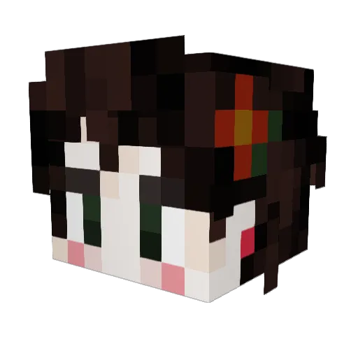 AleriaSunbearer Minecraft avatar head, 3D render