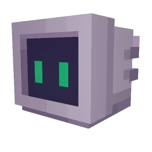 Aleriai Minecraft avatar head, 3D render