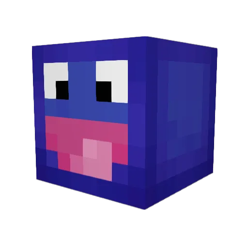 Alerkest Minecraft avatar head, 3D render