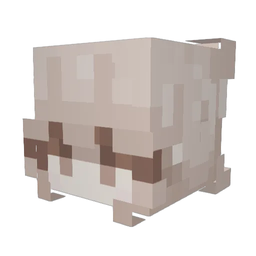 AlertKaput Minecraft avatar head, 3D render