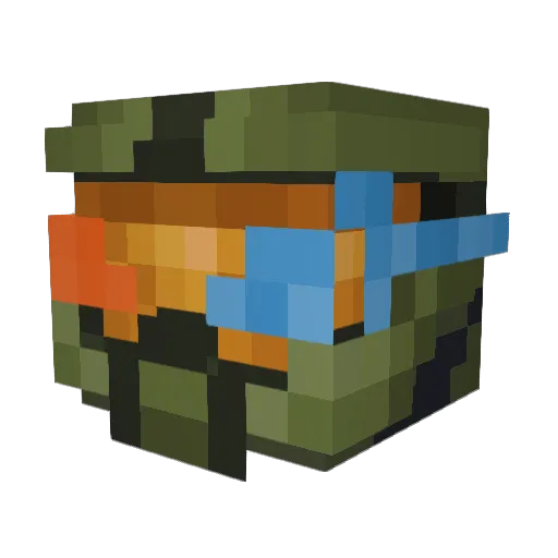 Alerty78 Minecraft avatar head, 3D render