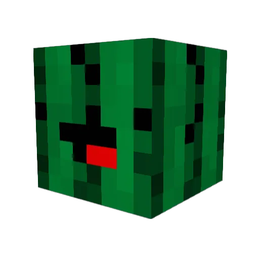 AlesPro1108 Minecraft avatar head, 3D render