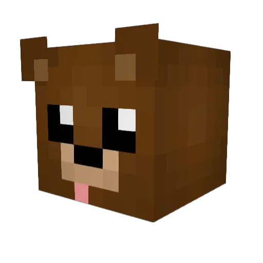 Alesa021 Minecraft avatar head, 3D render