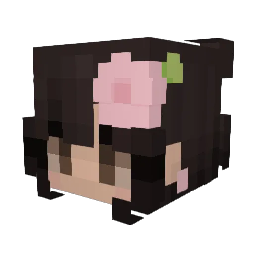 Alesco__ Minecraft avatar head, 3D render