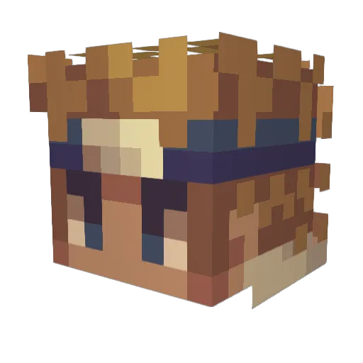 Alesia_EUW Minecraft avatar head, 3D render