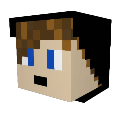 Alesiator123 Minecraft avatar head, 3D render