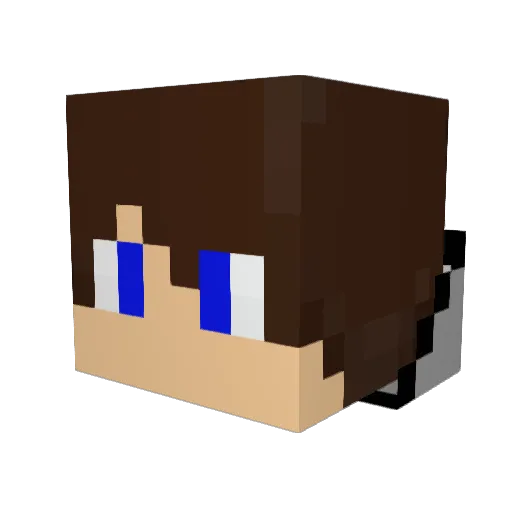Alessander_Frota Minecraft avatar head, 3D render