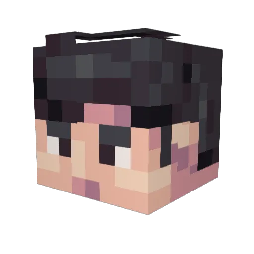 Alessandr0y Minecraft avatar head, 3D render