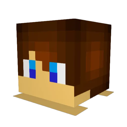 AlessandroM19 Minecraft avatar head, 3D render