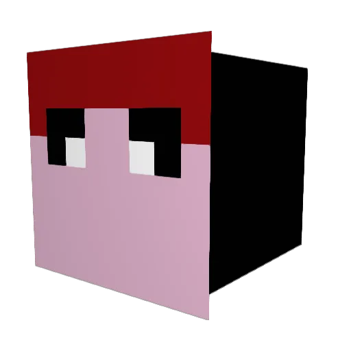Alessio1289 Minecraft avatar head, 3D render