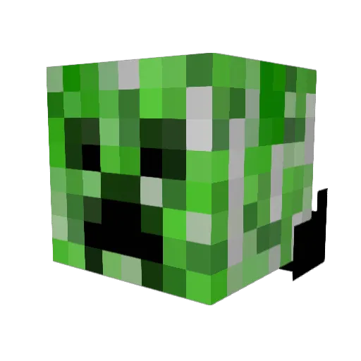 Alessio31 Minecraft avatar head, 3D render