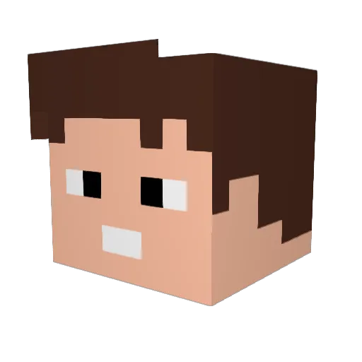 Alessio_pizza06 Minecraft avatar head, 3D render