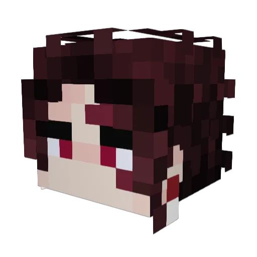Alessisosa Minecraft avatar head, 3D render