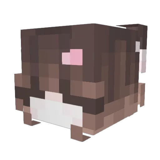 Alessya__ Minecraft avatar head, 3D render