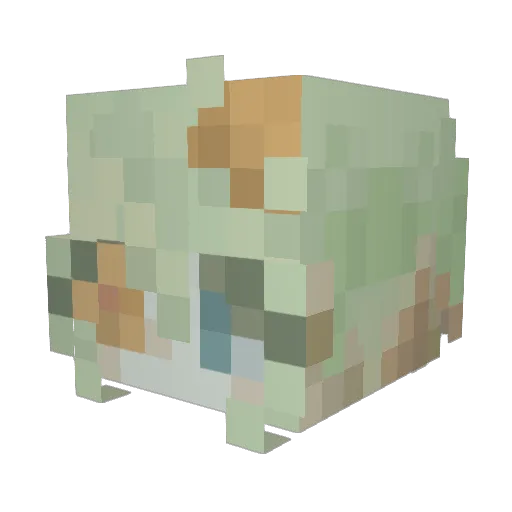 AlethL1T Minecraft avatar head, 3D render