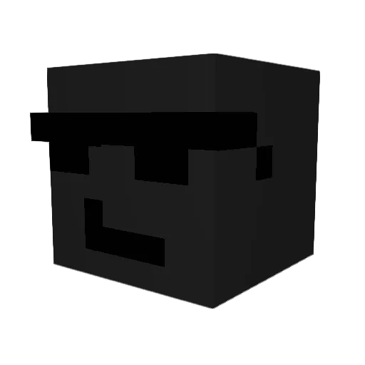 AleveGHG Minecraft avatar head, 3D render