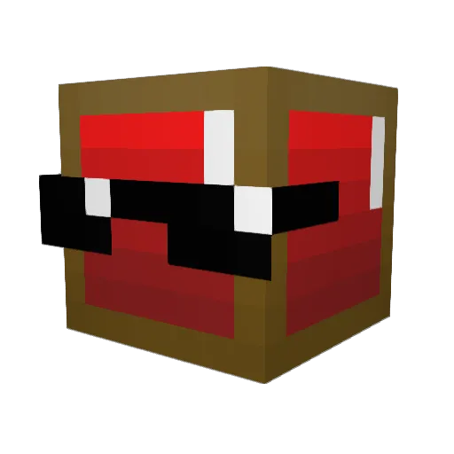 Alevios Minecraft avatar head, 3D render