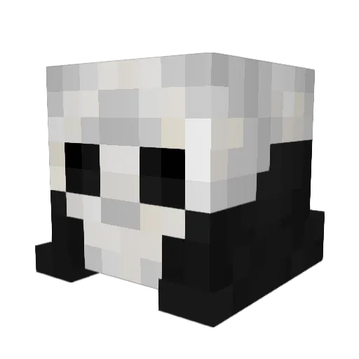 Alewick Minecraft avatar head, 3D render