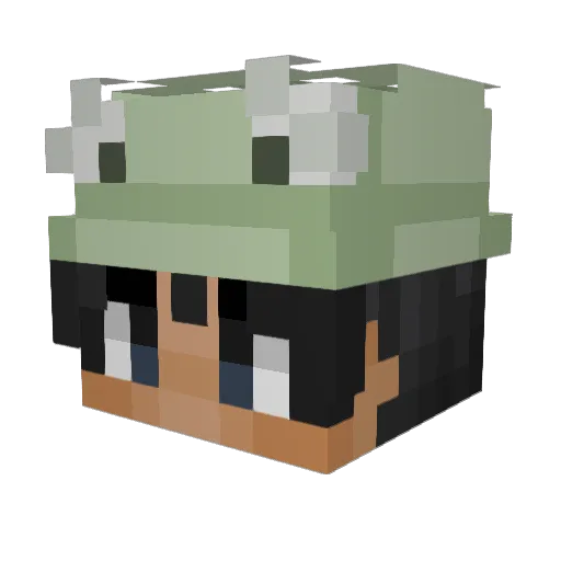 Alex0Alex0Alex0 Minecraft avatar head, 3D render