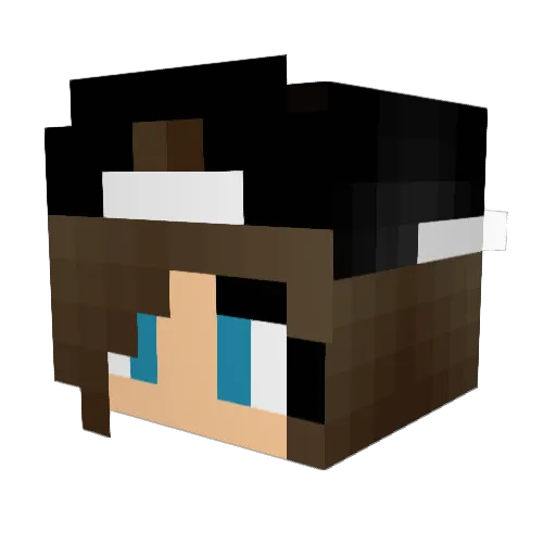 Alex123howard Minecraft avatar head, 3D render