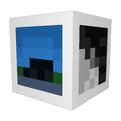 Alex15625 Minecraft avatar head, 3D render