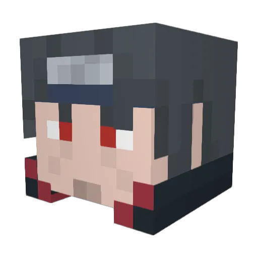 Alex196 Minecraft avatar head, 3D render