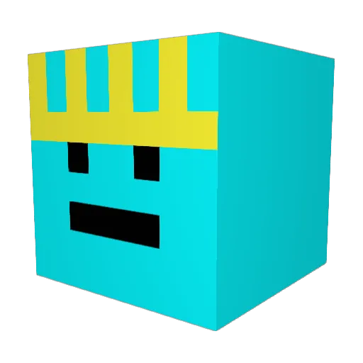 Alex2013123 Minecraft avatar head, 3D render